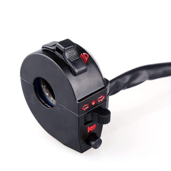 7/8 inch Motorcycle Left Switch Handlebar Control Horn Turn Signal Light High/Low Beam Black New