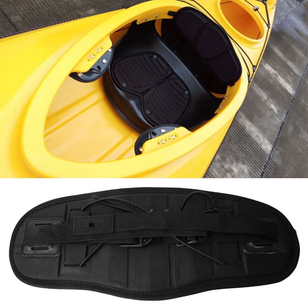 Adjustable Comfortable Black Non-slip Canoe Seat Backrest Pad