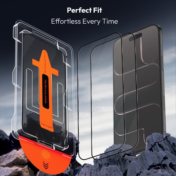 2-pack iPhone 17/Pro Max/Pro/Air Screen Protector - Tempered Glass | [Automatic Installation] - Bubble-Free iPhone 17 Air iPhone 17 Air iPhone 17 Air