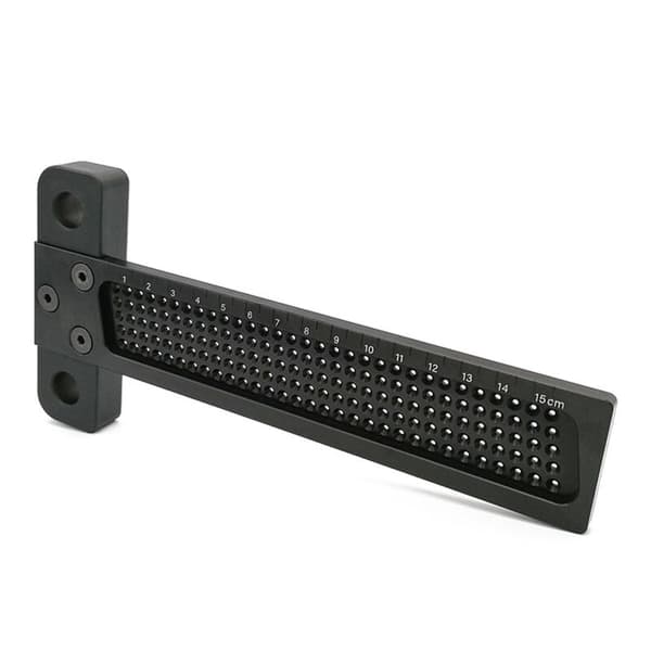 Aluminium Alloy T-type Ruler, Line Marking Scale, Hole Drawing Positioning Measuring Tool, Carpenter 5-159mm