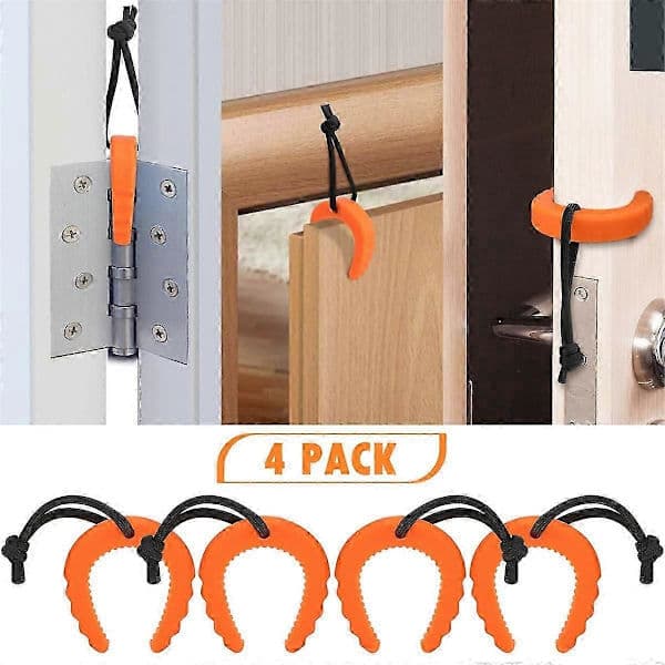 4-pack Dörrstopp Kil Orange för Polisen, Akutsjukvård, Brandmän