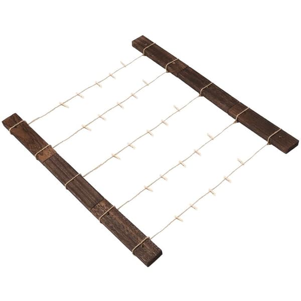 26 x 29 tommer bilderamme med 30 klips, rustikk trebilde ramme med dekor