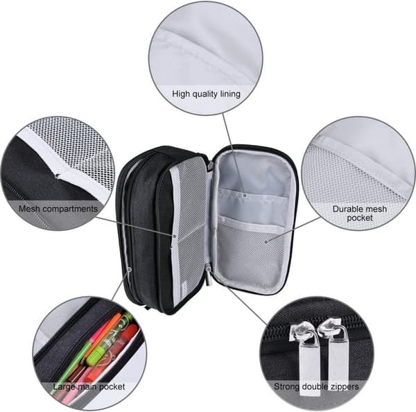 Large Capacity Pencil Case, Pencil Pouch, Big Storage Pen Bag, Pen Holder, Office Organizer