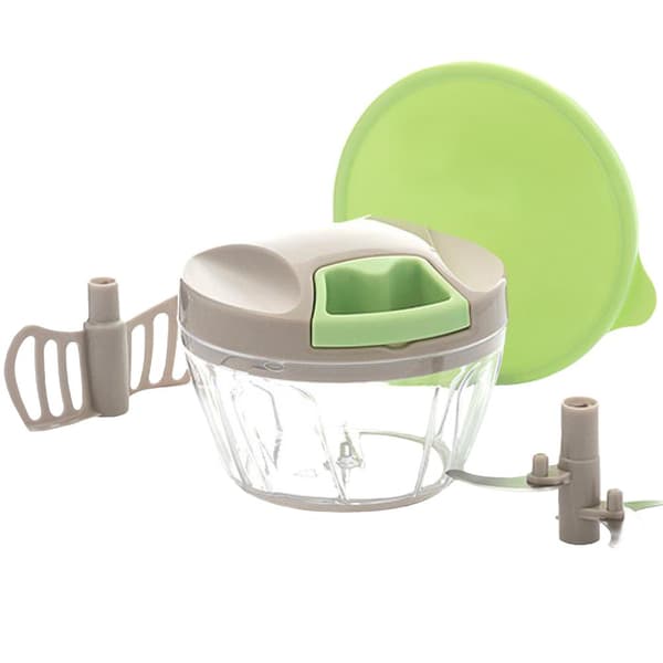 Efficient and practical mini chopper with knife and whisk insert multifärg multicolor
