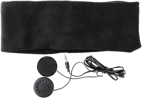 Sovehovedtelefoner Stereo Hovedtelefoner + Bløde Fleece Ørevarmer Mest Komfortable Hovedtelefoner til Søvn - Perfekt til Flyrejser Tilbehør