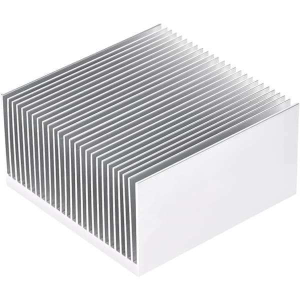 Elektronisk køleplade til LED og strøm sølv 69 x 69 x 36 mm