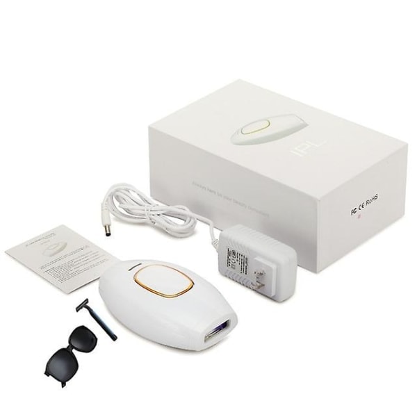IPL Hårfjerningslaser Epilator 300.000 Flash Barbering og