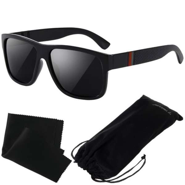 Polarisoidut aurinkolasit - UV400 Black Svart