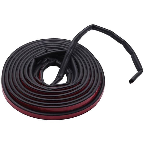 2X, 8M Car Door Seal Strip General Rubber Insulation Energy Saving Noise Reducing Edge Trim