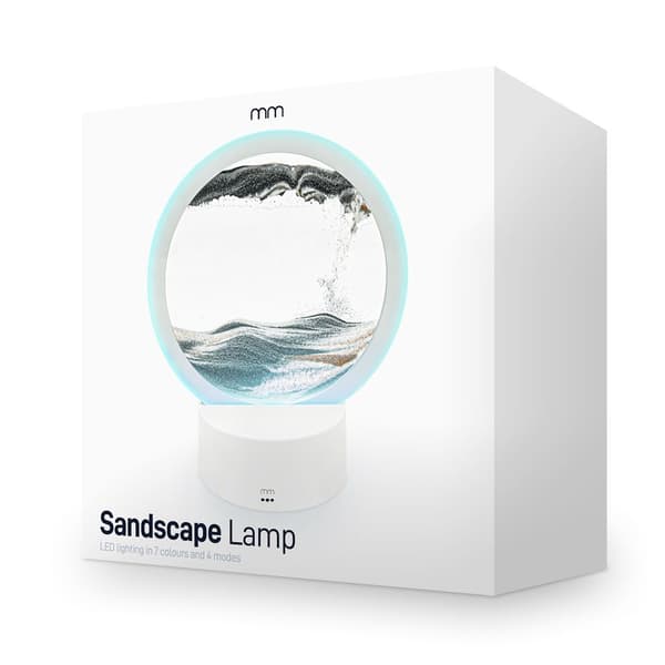 Sandlandskapslampe med LED-base, USB- og batteridrevet 560