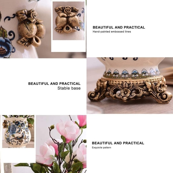 Forbedre hjemmeinnredningen din med keramiske vasepynt - utsøkte og stilige aksentstykker for et snev av eleganse B