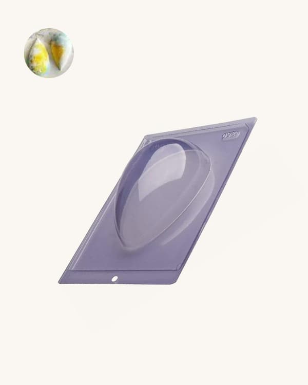 Pralinform Egg 350g Sjokoladeform - Porto Formas 303 Transparent transparent