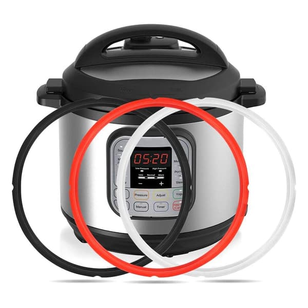 3-pack 8-liters Instant Pot silikonpackningar, Instant Pot Ersättningspackning