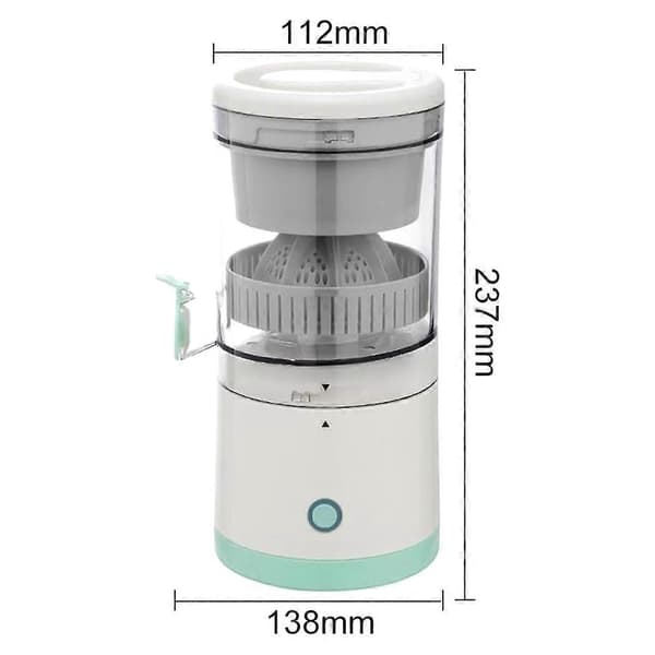 Electric Juicer USB Charging, Portable Kitchen Gadget for Making Orange Juice, Squeezing Oranges, Lemon, Kiwi, Grapefruit