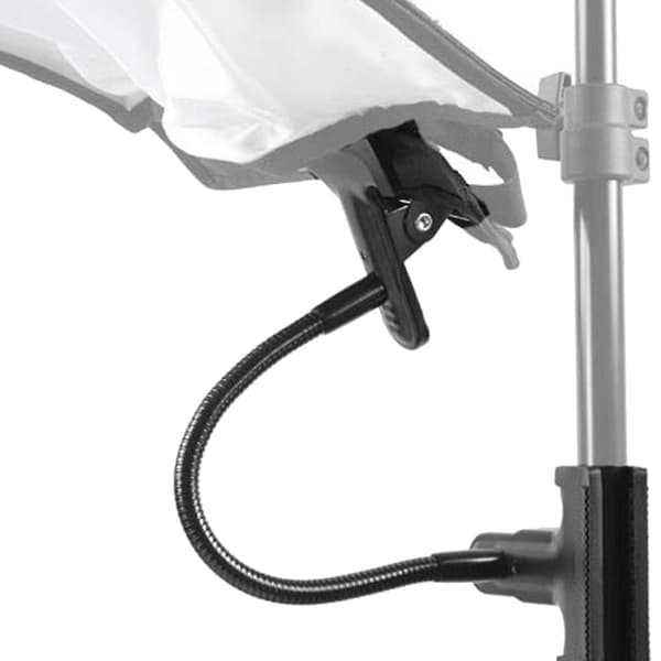Background Holder C-Clamp Flex Arm 43 cm Black Photo Studio Camera Accessory