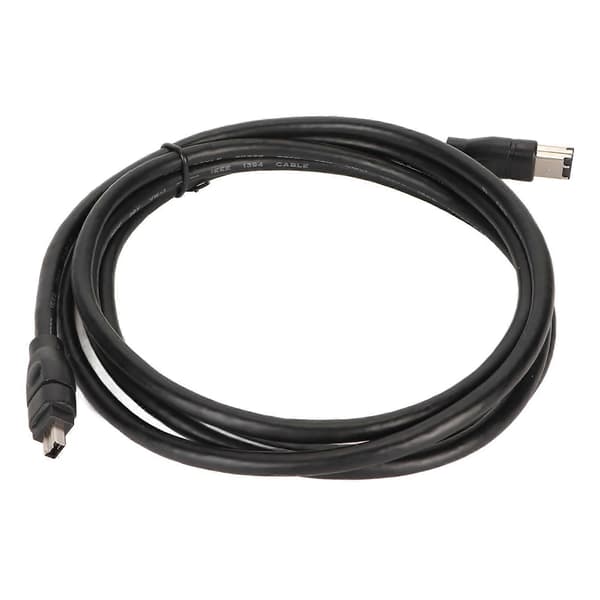 Firewire DV-kabel 6-pin til 4-pin Plug and Play IEEE1394 Firewire-kabel for JVC-videokameraer 1,8 m