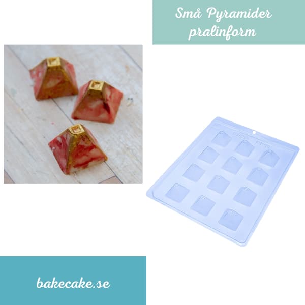 Pralineform Pyramide Chokoladeform - BWB 9526 Transparent transparent