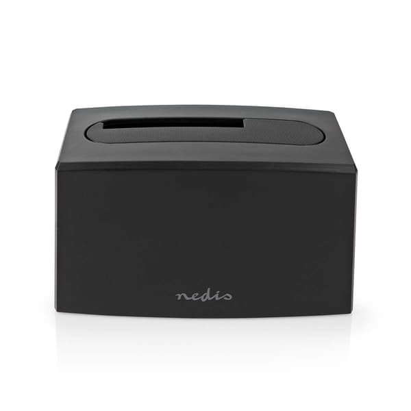 Nedis Hårddiskdockningsstation 1 fack USB 3.2 Gen1 Type-A 2.5/3.5\" Svart Svart