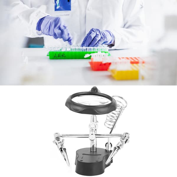 TE 801 LED Magnifying Lamp with Clamp for Workbench Repair