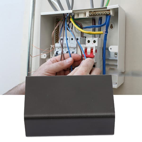 Frosted Black Aluminum Circuit Board Instrument Box Enclosure Electronic Project Box