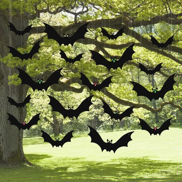 18 lentävää lepakkoa Halloween-ulkonäyttöön -FX-