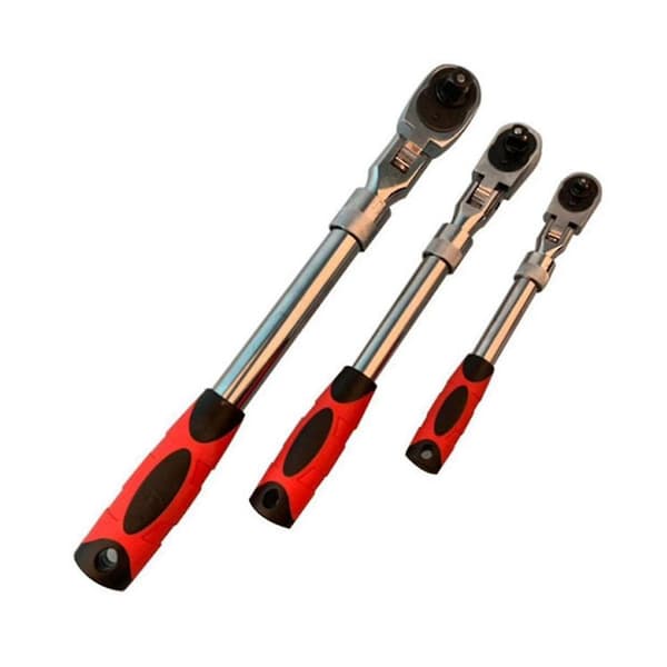 72-tooth Telescopic Ratchet Wrench 3/8 Automatic Quick Release Quick Wrench Telescopic Wrench Movable Head Wrench