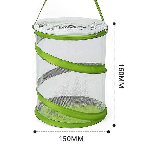 Foldable Insect Butterfly Habitat Cage Clear Mesh Portable Cage Container S S