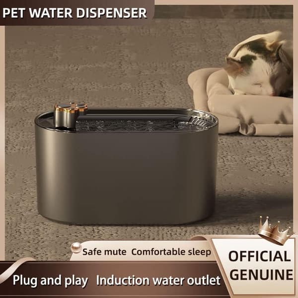 Hundedrikkefontæne 101 oz 3L Kattefontæne Indendørs med LED-lys