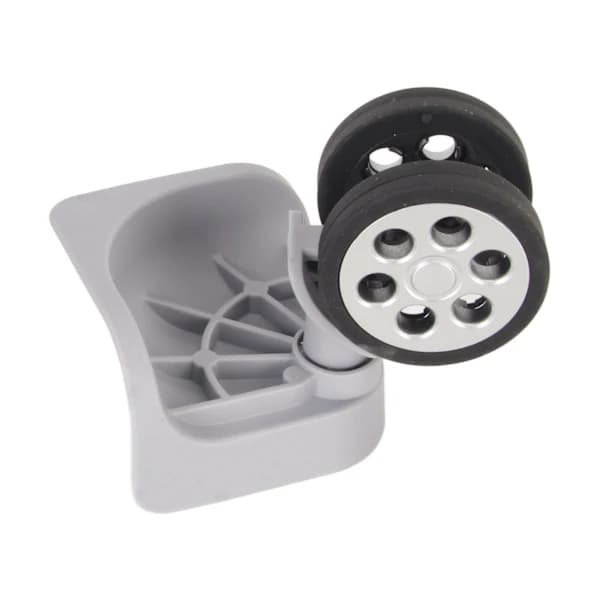 2pcs Luggage Wheels Replacement 360 Degree Rotation Low Noise High Reliability Universal Suitcase Wheels Light Gray