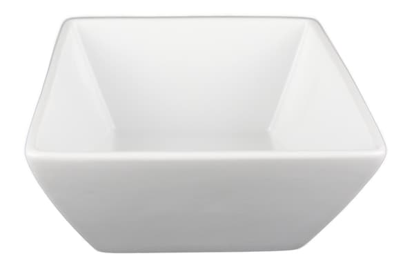 Porcelain Bowl Square Dip - Sharp Edge - 16 pack Vit 4000