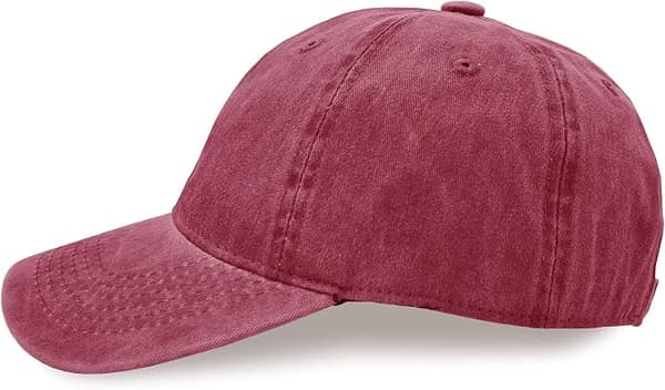 Justerbar baseballcaps i bomull for utendørsbruk