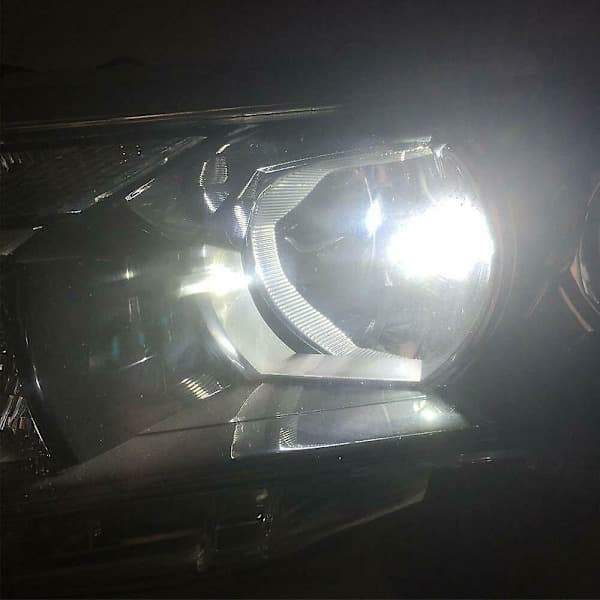2 x 9005 HB3 LED auton sumuvalot, LED etusumuvalot