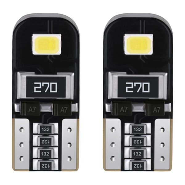 T10 W5W LED Car Bulb, 2835-2 Wide Indicator, License Plate Light Decoding, Canbus Reading Light [Energy Class A+]
