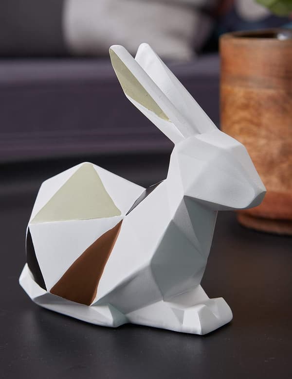 Kaninstatue dekor Jadekanin 15 cm