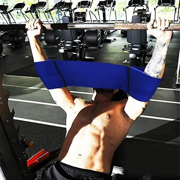 Bench Press Band for Strength Training, Increase Strength, Push-ups, Blue
