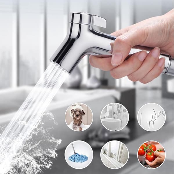 Adjustable Bidet Hand Shower for Toilets - Flexible Sprayer for Various Applications