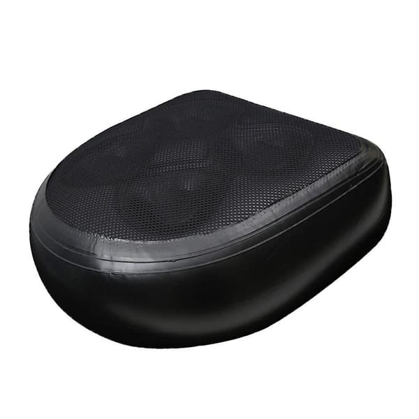 Jacuzzi Spa Booster Setepute Oppblåsbar Badekarpute Svart Nettingoverflate