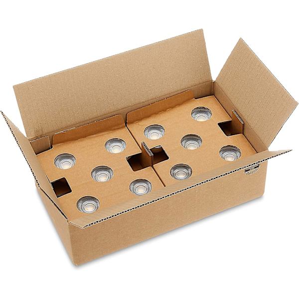 Gu10 LED-spotlight 4,7 W (motsvarande 50 W) Varmvit dimbar (10-pack) [energiklass F]