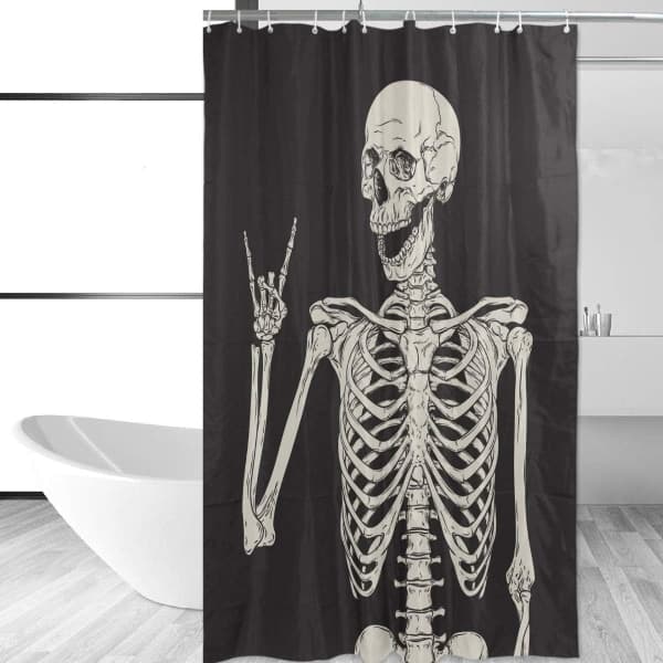 Rock Skull Duschdraperi 152x200 cm YIY SMCS.9.27