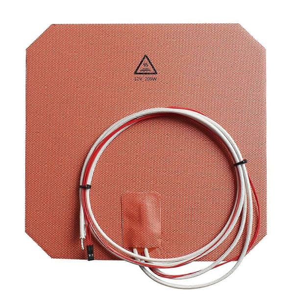 3D-printertilbehør til Anycubi DIY-del - 12V 200W Silikonevarmepude 220x220mm