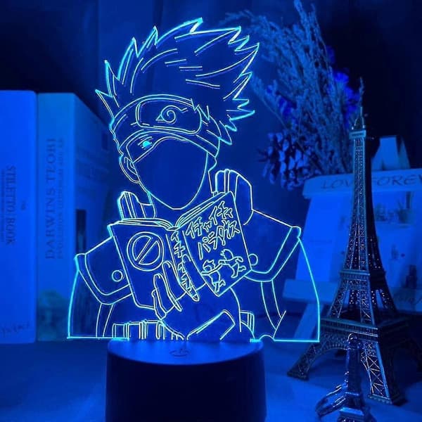3D LED-natlampe Anime Naruto Kakashi Hatake