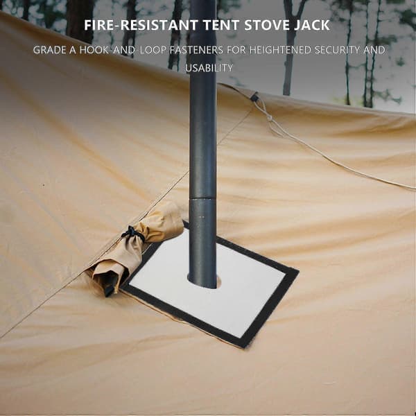 Telttakamiini Jack Eldfast Putkiventtiili Tarvike Yhteensopiva Kangas Camping Bell Teltan kanssa-1