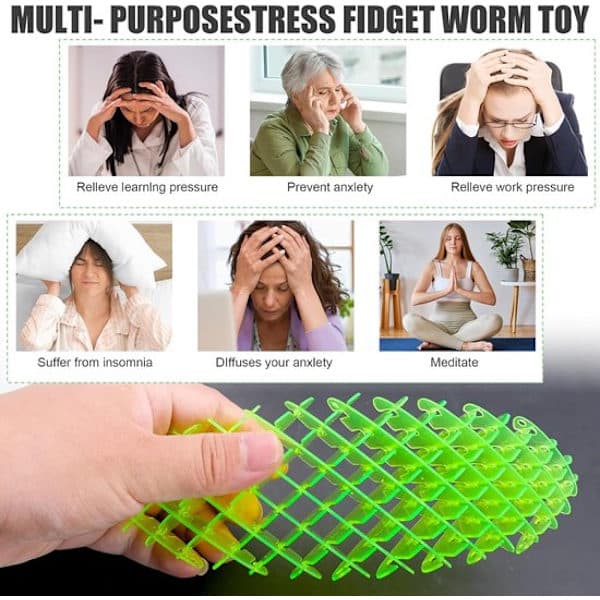 Stressavlastande leksaker - Fidget insektsleksaker - Stora stressavlastande insektsleksaker