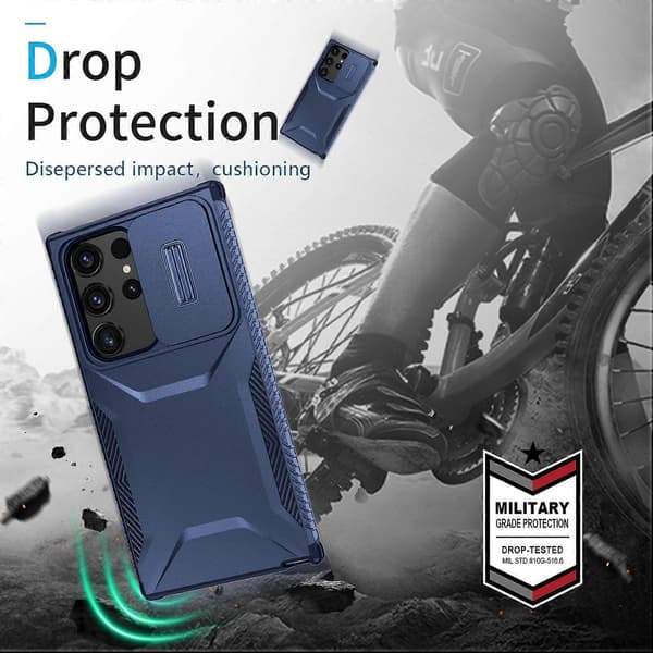 Skydbart Camshield-telefoncover (Til Samsung Galaxy S23 Ultra 5G)