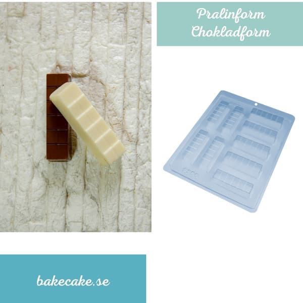 Praline Chokoladebar Chokoladeform - BWB 9300 Transparent transparent