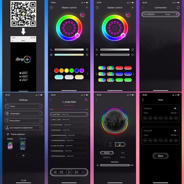 LED-stripe / Lyslenke / LED-list - 6 meter RGB