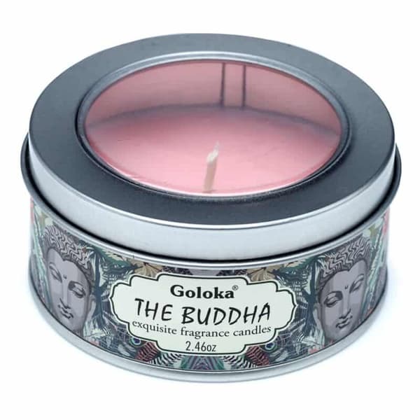 Buddha Vokslys i Krukke 150