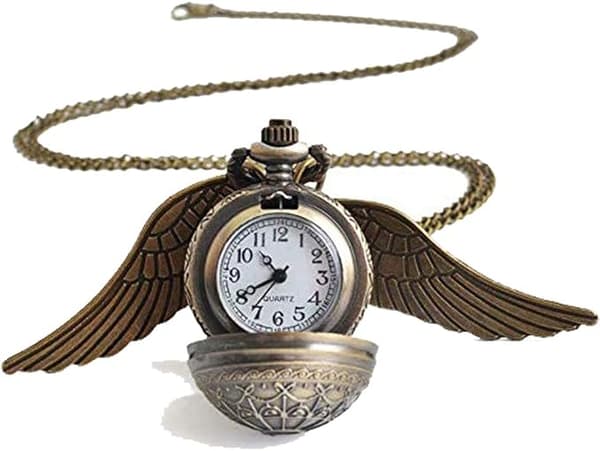 Harry Potter Snitch-ur med vinger og kæde