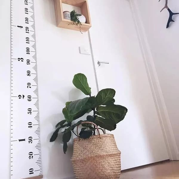 Hanging Height Chart Waterproof Fabric Kids Height Chart for Nursery 1