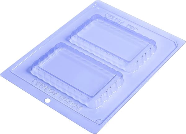 Pralineform Ramme Chokoladeform - Porto Formas 432 Transparent transparent